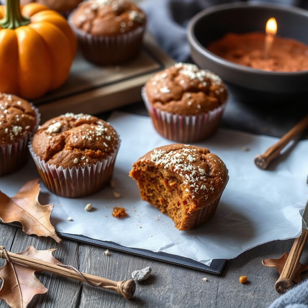 Pumpkin Mochi Muffins