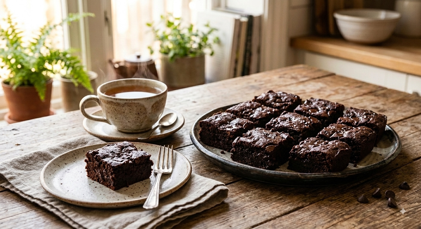 Fudgy Sweet Potato Brownies